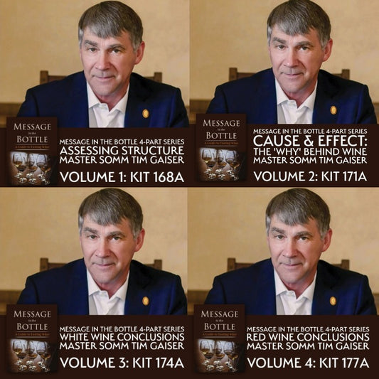 Message In The Bottle 4-Part Series with Master Sommelier Tim Gaiser (Book Included)