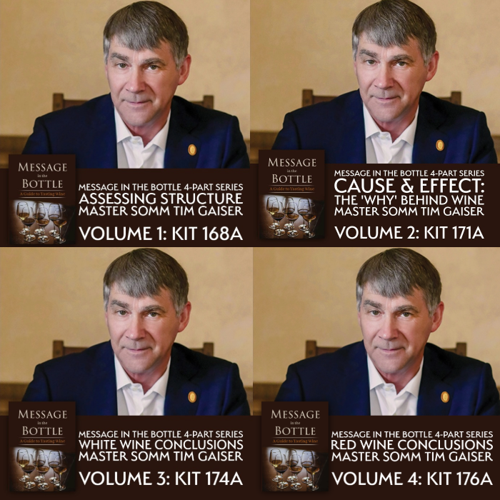Message In The Bottle 4-Part Series with Master Sommelier Tim Gaiser (Book Included)