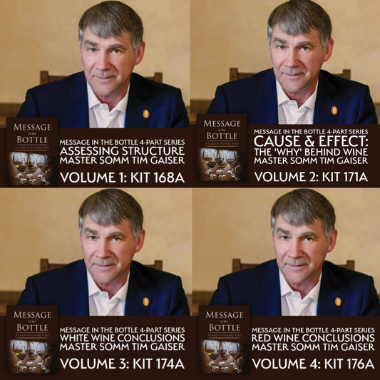 Message In The Bottle 4-Part Series with Master Sommelier Tim Gaiser (Book Included)