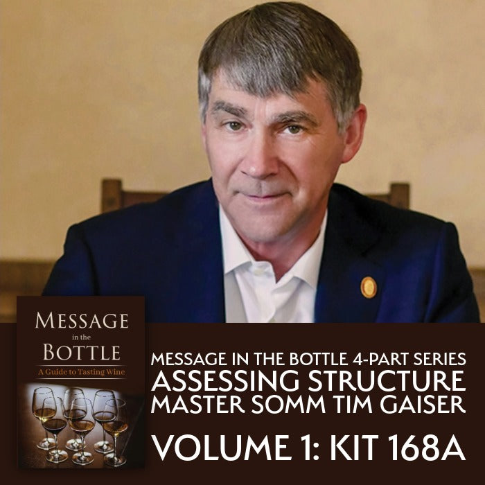 Message In The Bottle 4-Part Series with Master Sommelier Tim Gaiser (Book Included)