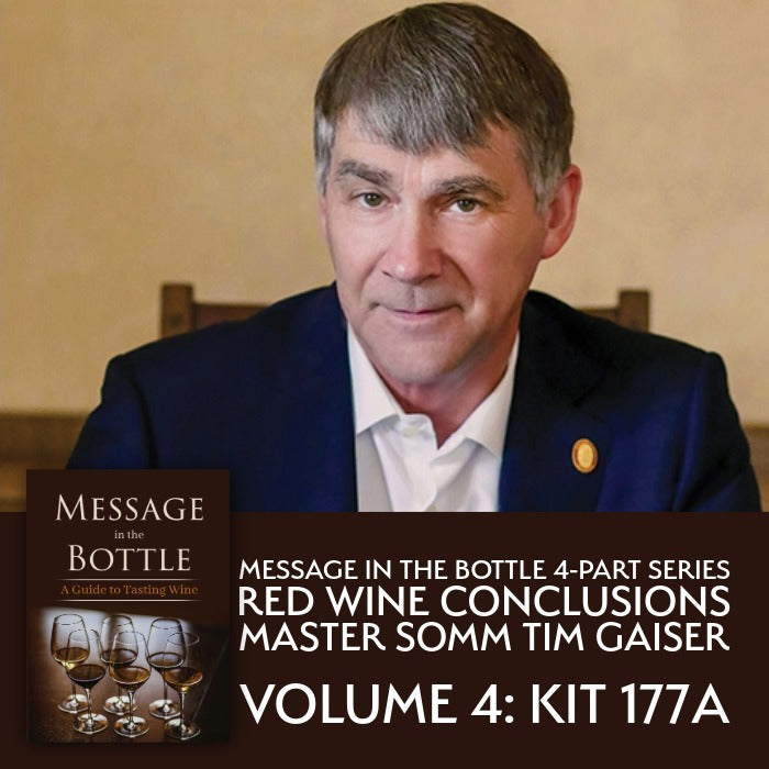 Message In The Bottle 4-Part Series with Master Sommelier Tim Gaiser (Book Included)