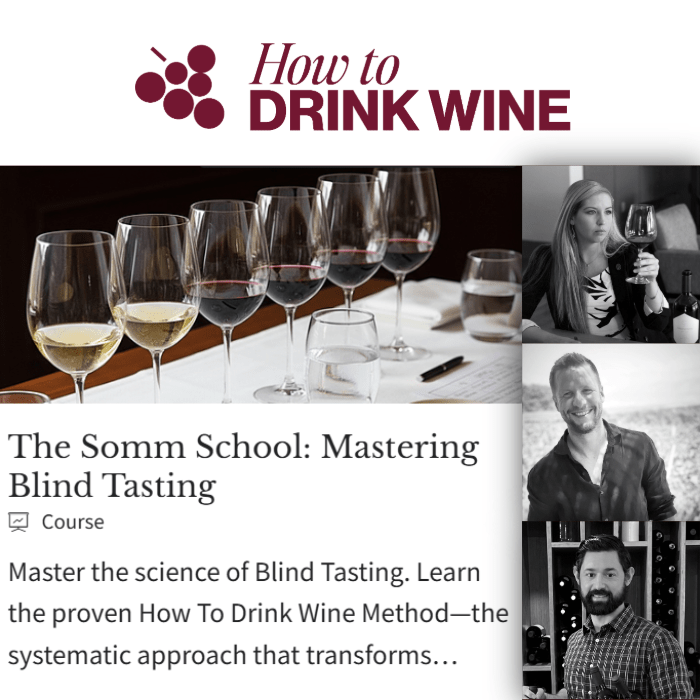 How To Drink Wine's The Somm School: Mastering Blind Tasting - Master The World Wines