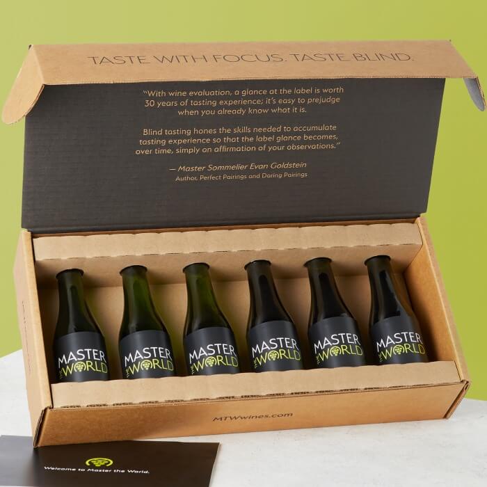 Single Kit: Unique Flight of Six Wines - Master The World Wines