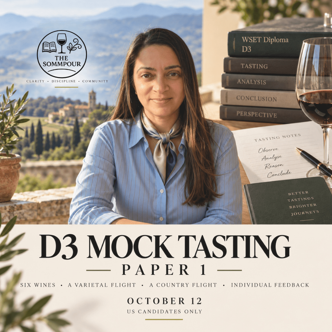 The Sommpour D3 Mock Tasting Paper 1 - Master The World Wines